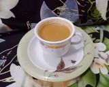 A picture of step 3 of Karak chai.