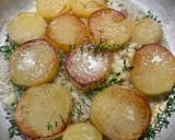 A picture of step 6 of Fondant Potatoes.