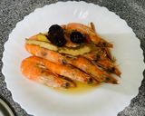 A picture of step 5 of Drunken Shrimp.