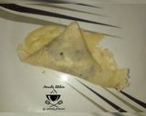 A picture of step 3 of Samosa and spring rolls.