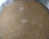 A picture of step 1 of Urad dal dahi bhalla.
