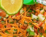 A picture of step 5 of Chick peas salad.