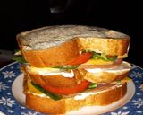 A picture of step 1 of Delicous Triple Decker Ham Sandwich.