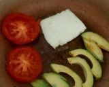 A picture of step 1 of My Bagel + Avocado, Tomato, Poached Egg, Cream Cheese.