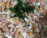 Foto langkah ke 3 dari resep Bake Cheesy Rice 🍚🧀.