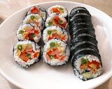 Hình bước làm 3 của món Kimbap