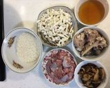 菇菇雞肉粥的食譜步驟1照片