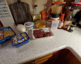 A picture of step 1 of My Beef Stroganoff.