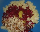 A picture of step 2 of Paneer Rose Sweet Hearts.