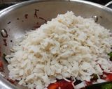 A picture of step 3 of Beetroot Poha.