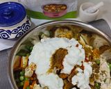 A picture of step 2 of Hyderabadi Biryani.