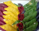 Foto del paso 7 de la receta: Crepes de colores! Cómo hacer Crepes de Colores Dulces!