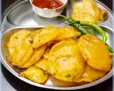 A picture of step 3 of Potato mint bhajiya.