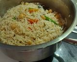 A picture of step 12 of Kabuli Chana Pulao.