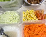 Foto langkah ke 1 dari resep Spring roll salad vietnam.