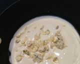 Foto del paso 6 de la receta: Setas ostra con jamón y salsa de queso azul