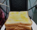 Foto langkah ke 2 dari resep Roti Panggang Meises Keju.