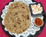 A picture of step 4 of Sattu Paratha.
