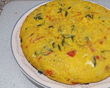 Foto del paso 3 de la receta: Tortilla de patatas con pimientos rojos y collejas