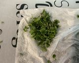 Une image de l'étape 7 de Marinade moutarde ail chèvre basilic au bouillon de champignons.