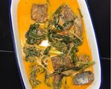 Foto langkah ke 7 dari resep Gulai Tongkol dan Pucuk Ubi.