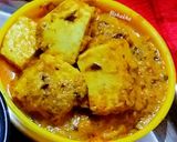 A picture of step 4 of Paneer Majedar.