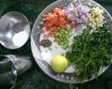 A picture of step 1 of Lemon Coriander Soup.