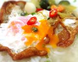 รูปขั้นตอนการทำที่ 6 ของ ข้าวต้มไข่ดาวกรอบผักดองรวมมิตร