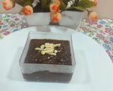 A picture of step 8 of Hershey's Chocolate pudding.