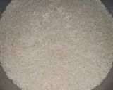 A picture of step 1 of Masala soya rice.