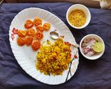 A picture of step 16 of Imarti and Poha.