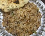 A picture of step 3 of Capsicum Pulao.