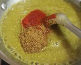 A picture of step 4 of Sorrel leaves bhaji.