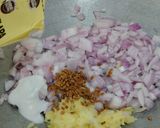 Gambar langkah 1 resipi Kuih Bom Ikan / Paung Goreng.