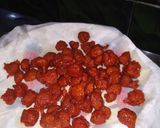 A picture of step 2 of Soyabean Chilli.