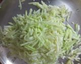 A picture of step 1 of Lauki Ka Halwa (festive special).