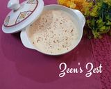 A picture of step 3 of Basundi.