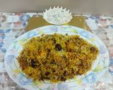 A picture of step 7 of Paneer biryani.