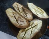 Foto del paso 1 de la receta: Berenjenas rellenas de carne picada, con las especias de Cookpad
