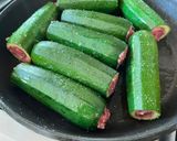 Foto del passaggio 9 della ricetta 146 • Zucchine ripiene di carne alla romana
