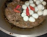Foto langkah ke 3 dari resep Gulai Ampela Telur Puyuh Nyemek (bumbu instan).