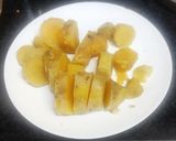 A picture of step 2 of Sweet potato Roast.