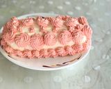 A picture of step 8 of Ginger biscuit log cake.
