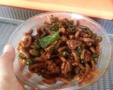 Foto langkah ke 7 dari resep Oseng Usus Lombok Ijo.