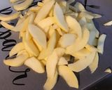 Une image de l'étape 8 de Gâteau fondant pommes banane.