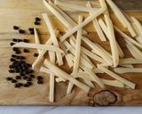 A picture of step 1 of Matchstick Fry With szechwan Pepper Seasoning.