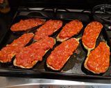 A picture of step 5 of Aubergines with mozzarella and lemony breadcrumbs.