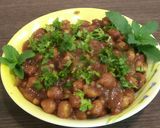A picture of step 5 of Crunchy chana chilli.
