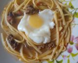 Foto del paso 5 de la receta: Sustancias de res con tallarines y huevo escalfado