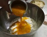 A picture of step 3 of Eggless Soft Sooji Mango Cake.